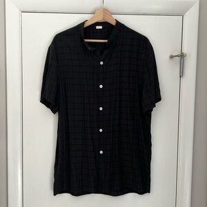 Sheer men’s button down shirt
